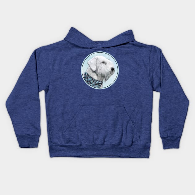 Sealyham Terrier Painting - Cute Original Dog Art Kids Hoodie by Alpen Designs